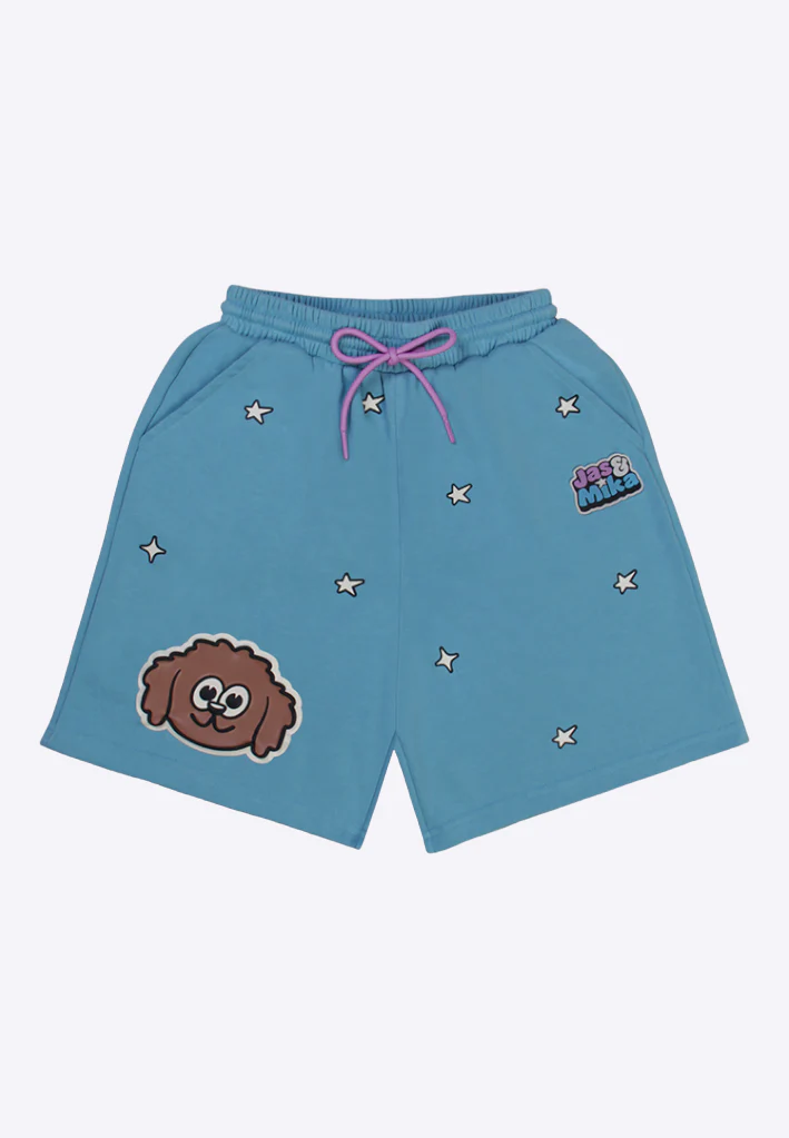 Jas & Mika "Dreams" Shorts Blå - Image 3